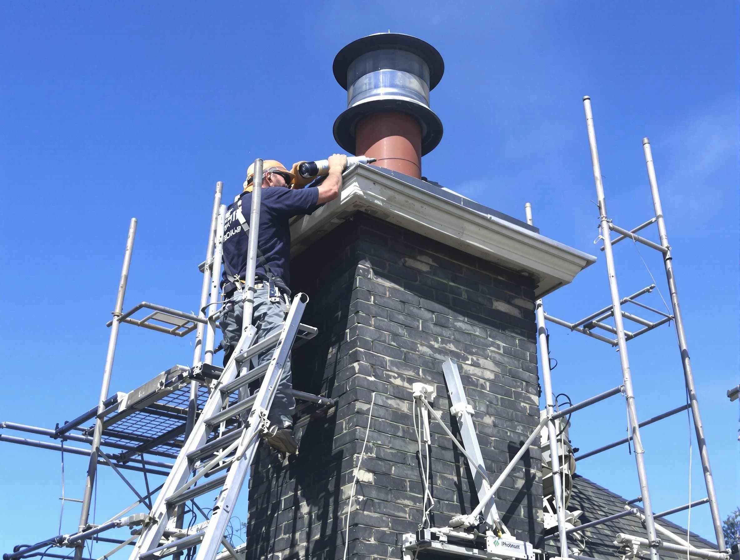Sturdy chimney crown finished by Falmouth Chimney Sweep in Falmouth, VA