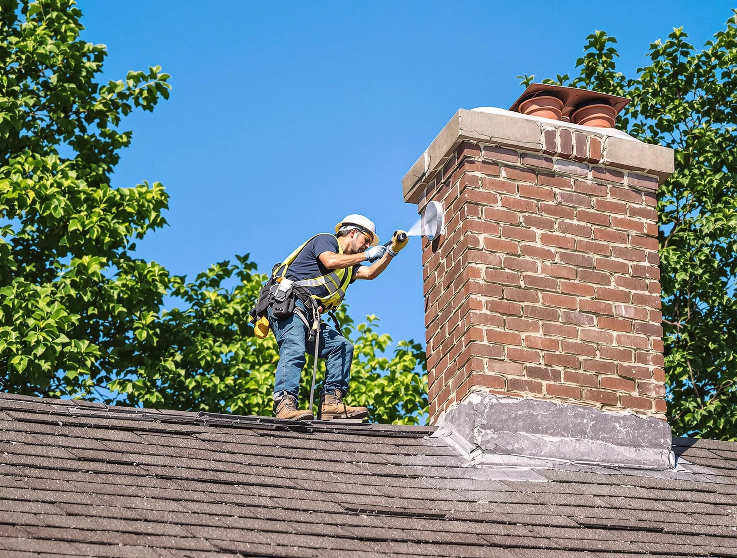 Falmouth Chimney Sweep performing an inspection with advanced tools in Falmouth, VA