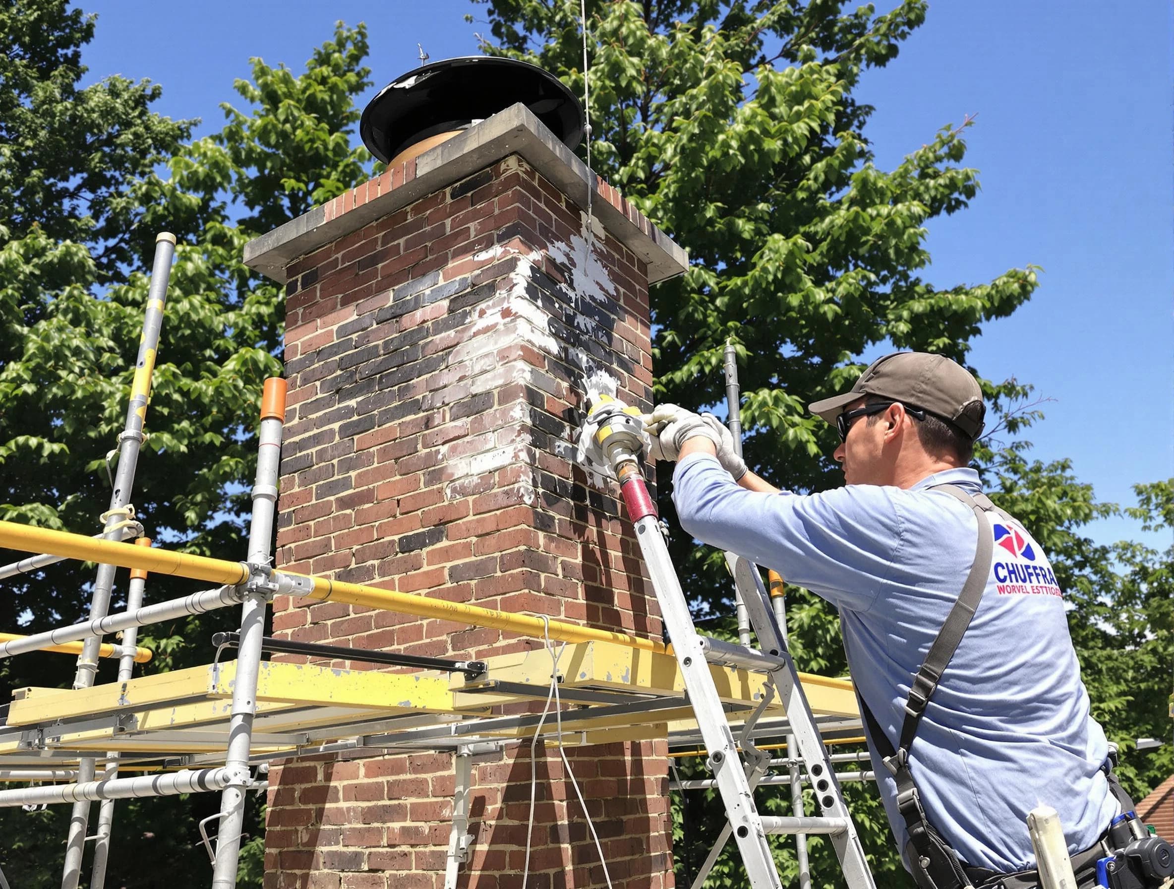 Structural chimney repair by Falmouth Chimney Sweep in Falmouth, VA