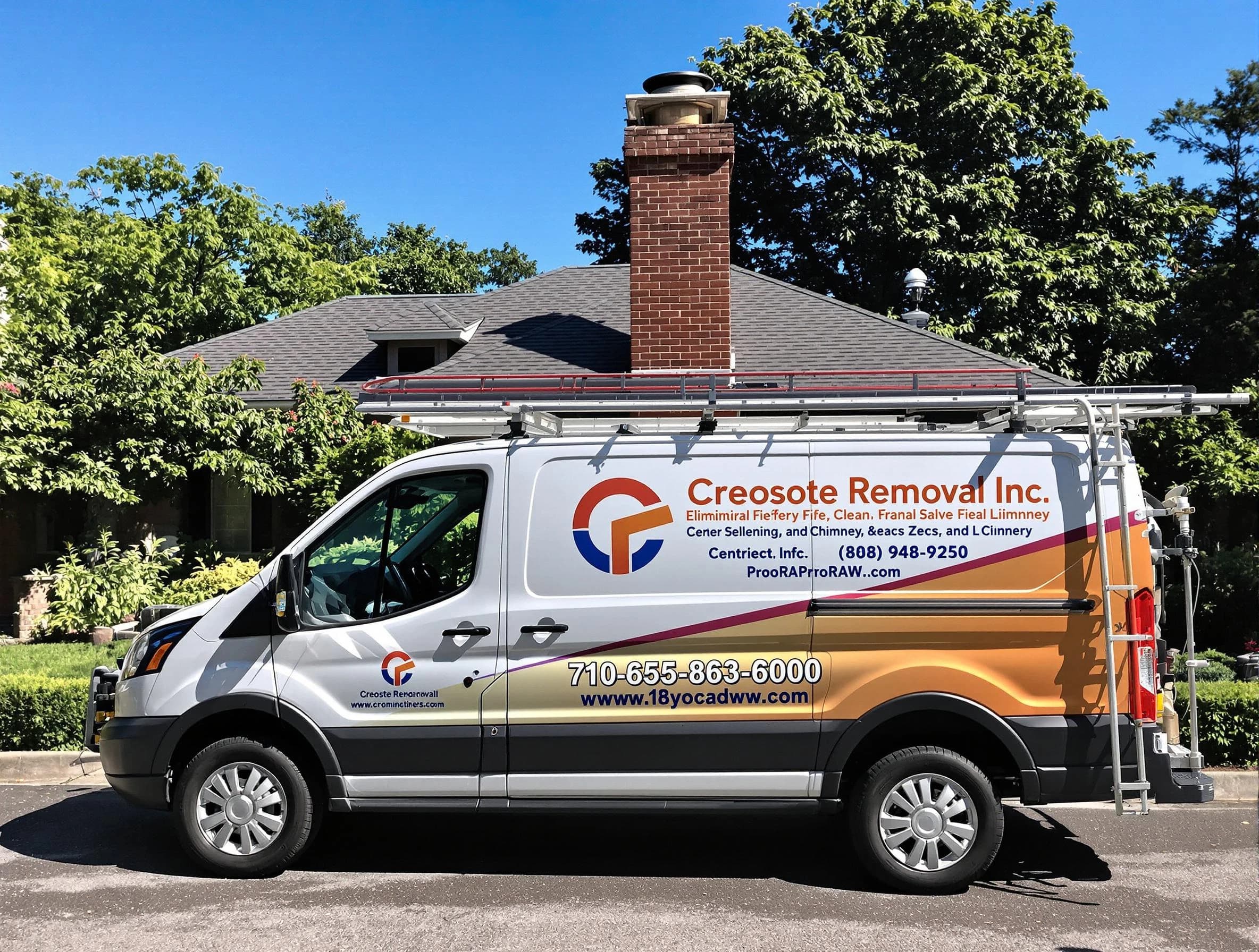 Falmouth Chimney Sweep technician removing creosote safely in Falmouth, VA