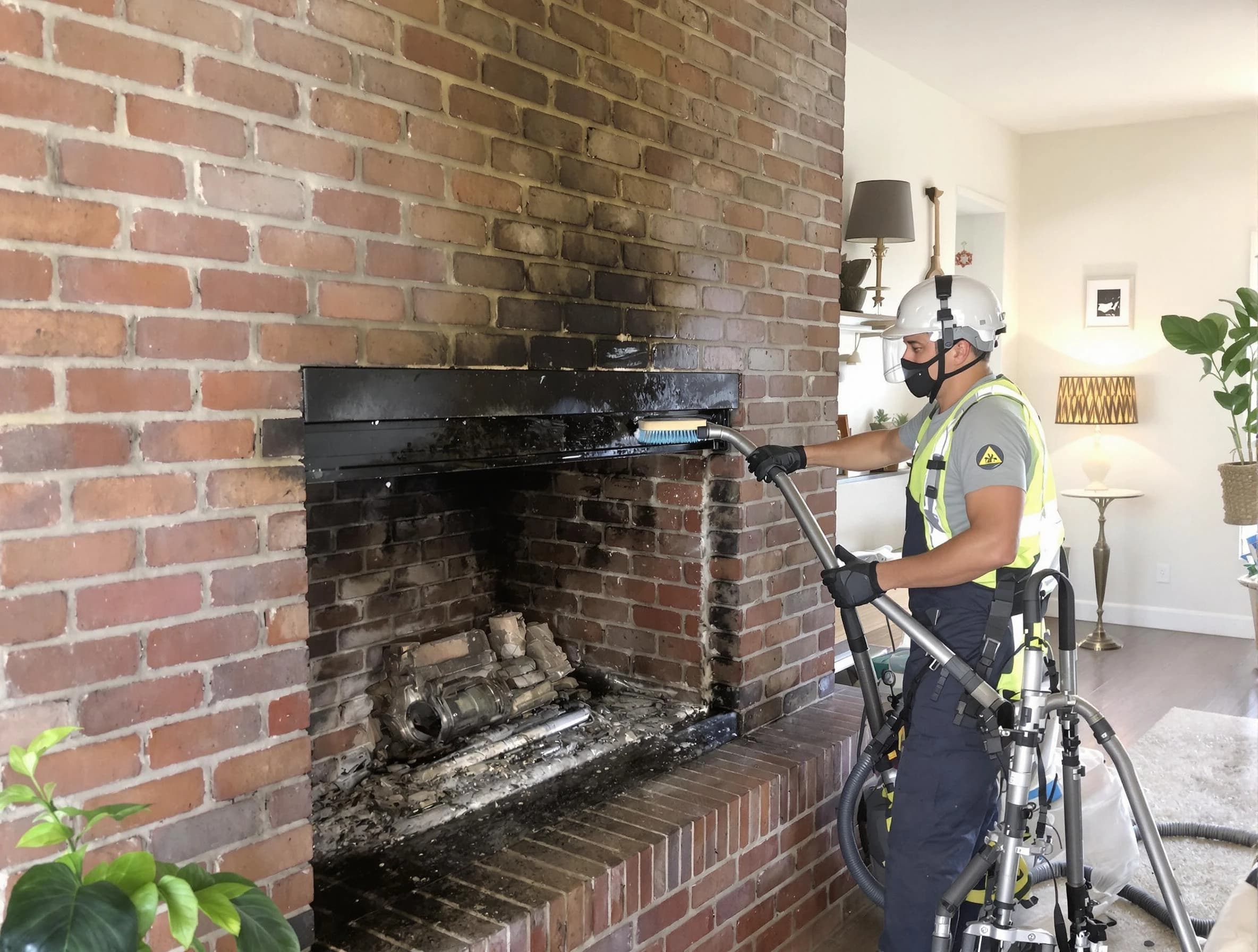 Falmouth Chimney Sweep providing fireplace cleaning services in Falmouth, VA