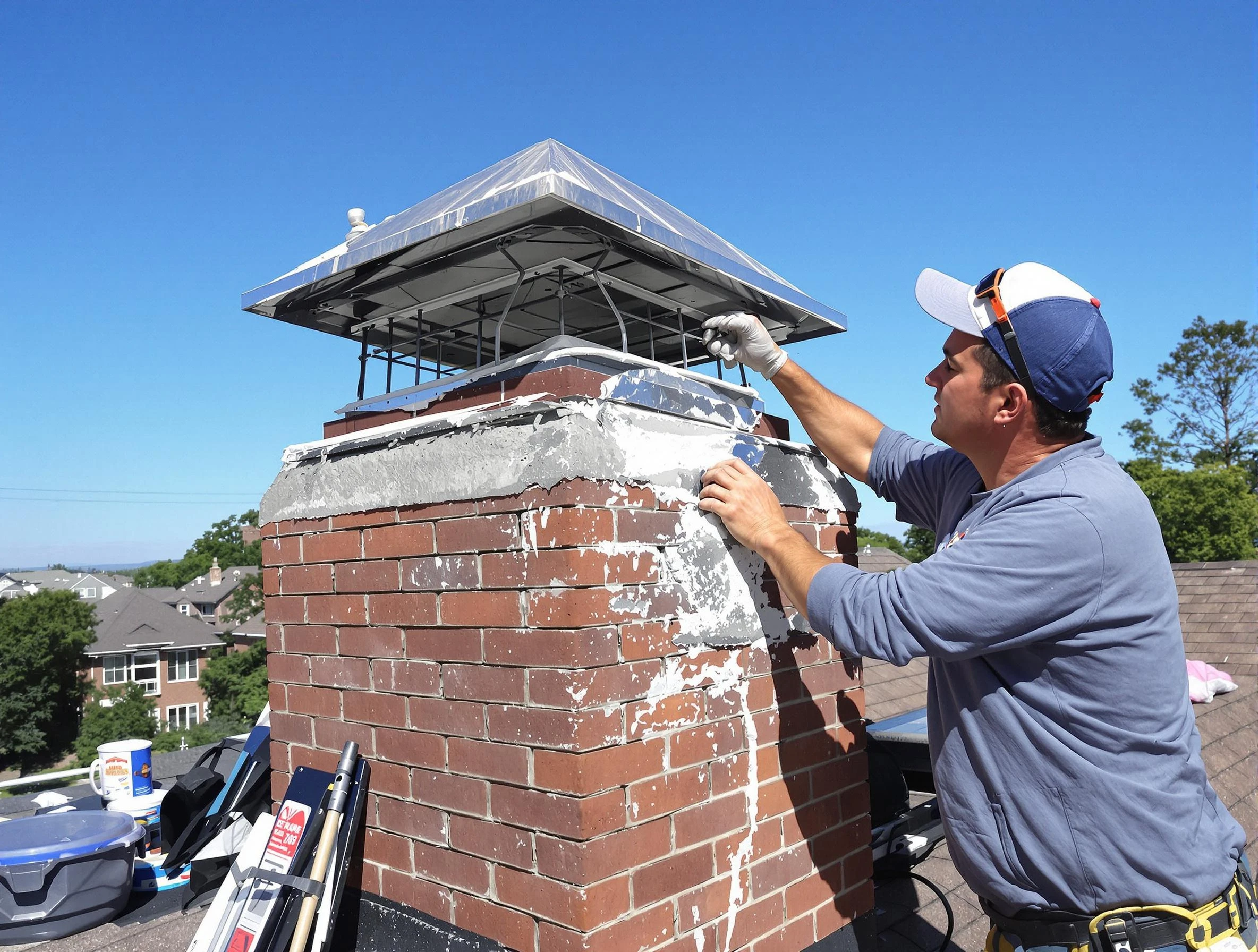 Chimney Crown Services in Fredericksburg, VA