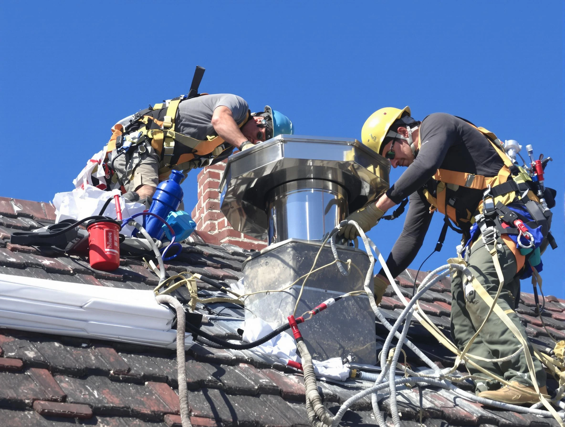 Protective chimney cap installed by Falmouth Chimney Sweep in Falmouth, VA