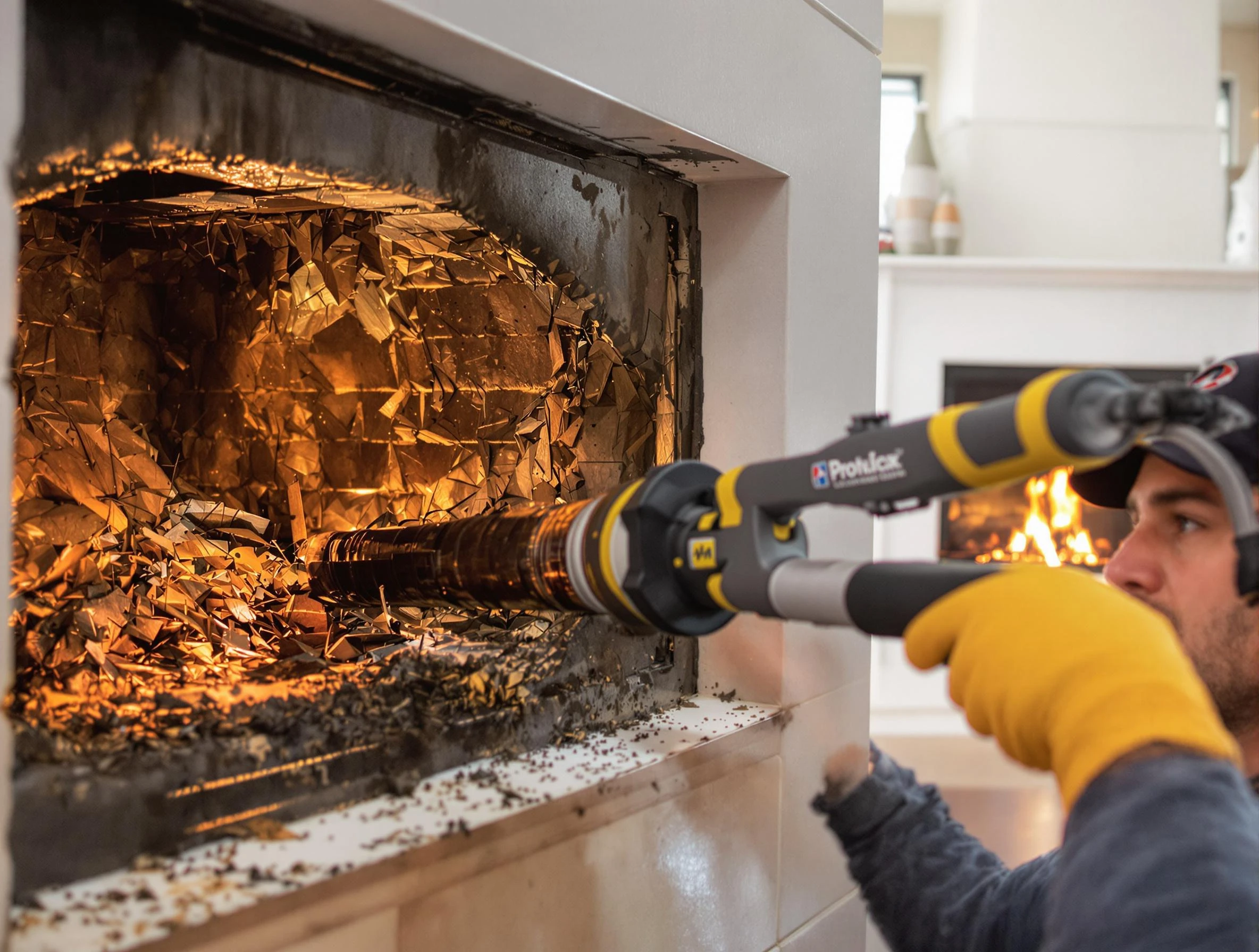Professional chimney cleaning by Falmouth Chimney Sweep in Falmouth, VA