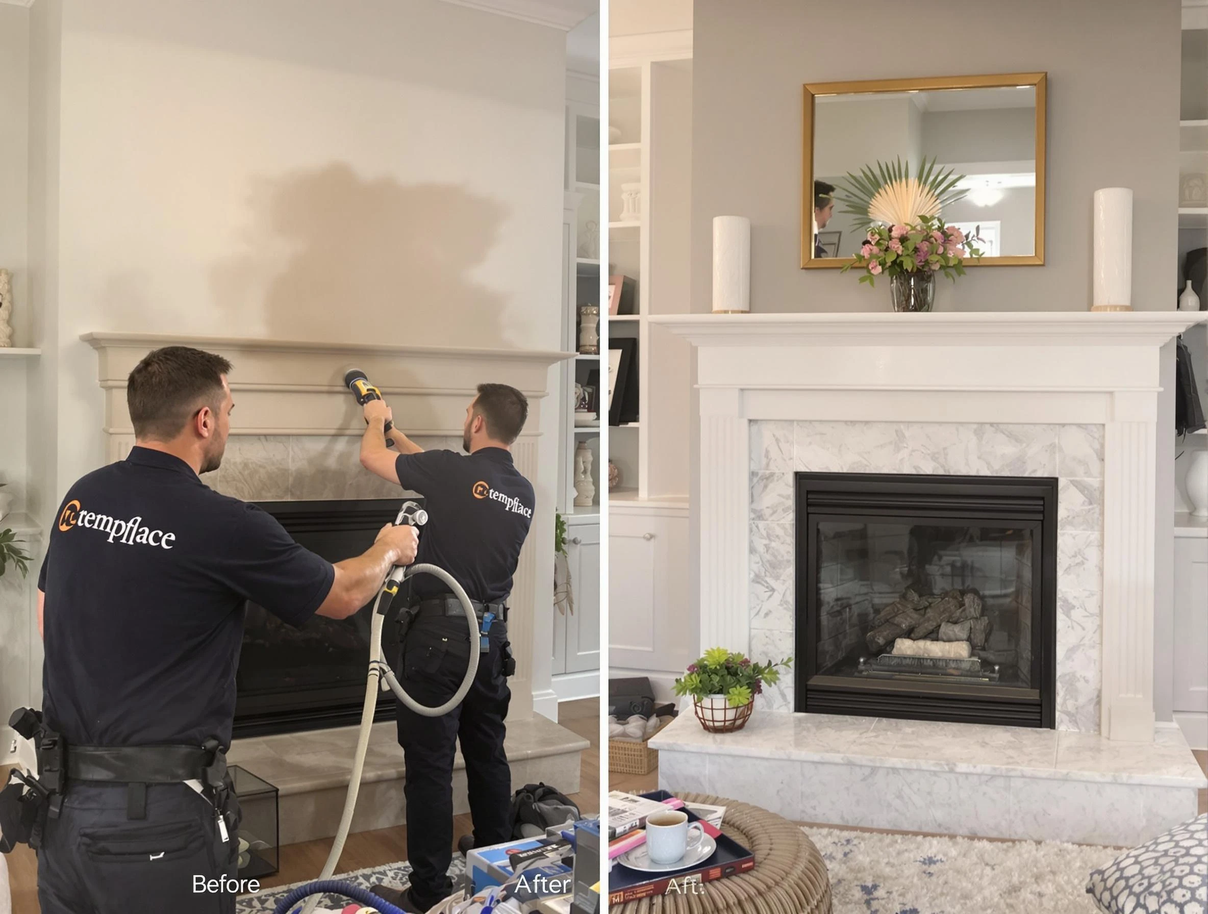 Professional soot removal by Falmouth Chimney Sweep team in Falmouth, VA